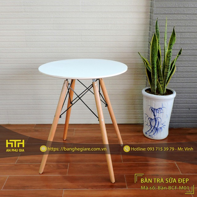 Bộ bàn ghế trà sữa M002 kiểu dáng hiện đại