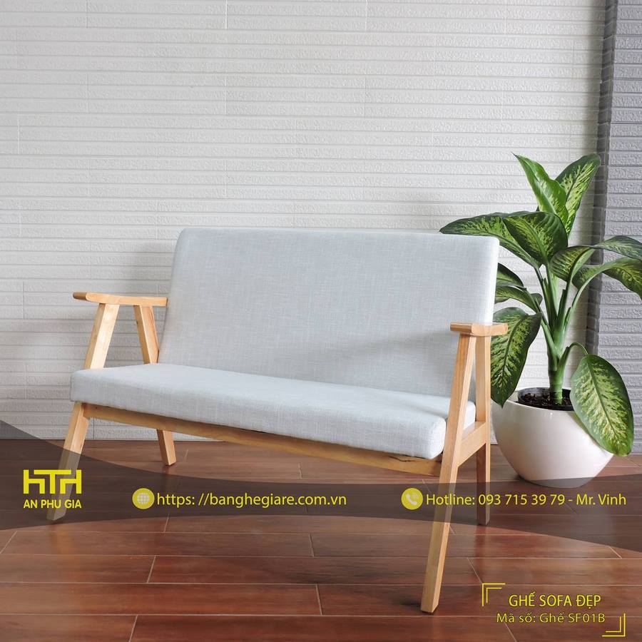Bộ bàn ghế sofa cafe SF01B thanh lịch