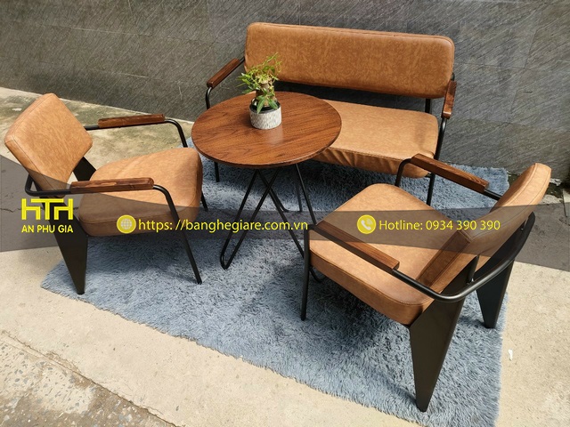 Bộ bàn ghế sofa cafe SF S03 đẹp bền