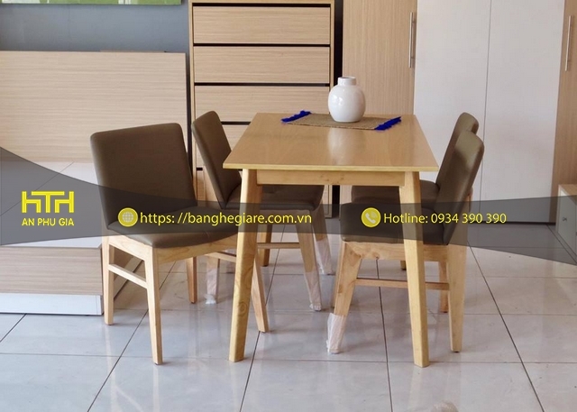 Mang lại sự sang trọng cho không gian quán với mẫu bàn nhà hàng BNH004