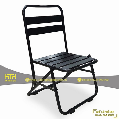 GHẾ XẾP SẮT CAFE X006T GIÁ RẺ - MÃ SỐ: X006T