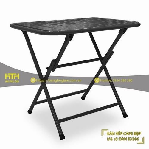 BÀN XẾP SẮT CAFE BX006 GIÁ RẺ - MÃ SỐ: BX006